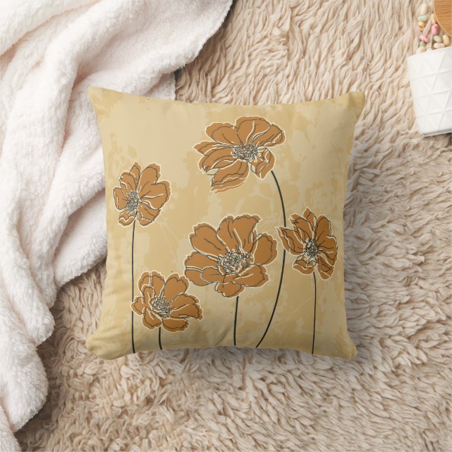 Baroque scheme floral cushion (Blanket)
