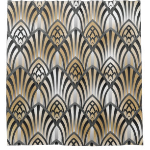 Baroque Seamless Pattern. Vintage ornamental patte Shower Curtain