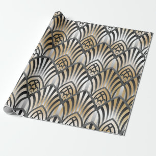 Baroque Seamless Pattern. Vintage ornamental patte Wrapping Paper