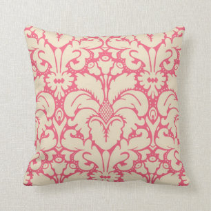 Baroque style damask background 2 cushion