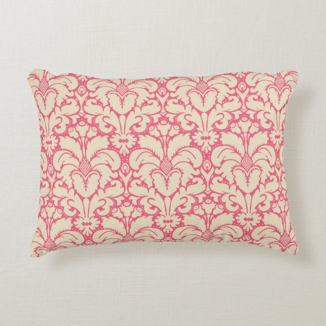 Baroque style damask background 2 decorative cushion (Front)