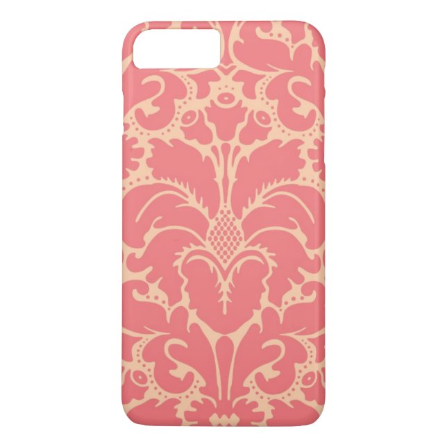 Baroque style damask background Case-Mate iPhone case (Back)