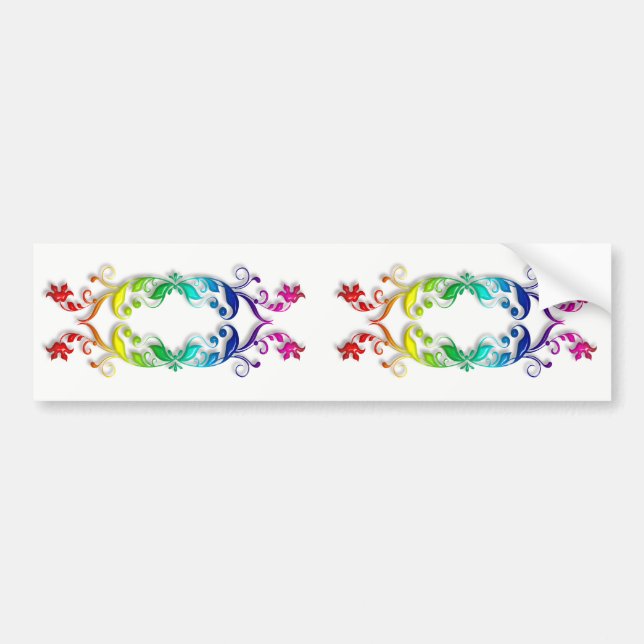 baroque style element bumper sticker (Front)