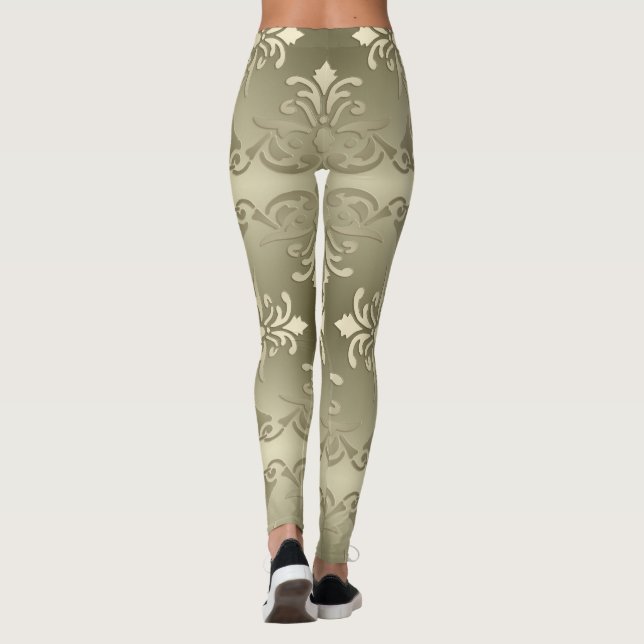 baroque style element leggings (Back)