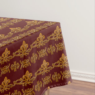 Baroque Style Floral Retro Tablecloth
