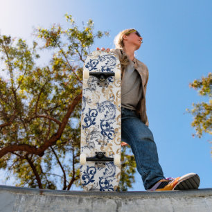 Baroque-Style Retro Classic Pattern Skateboard