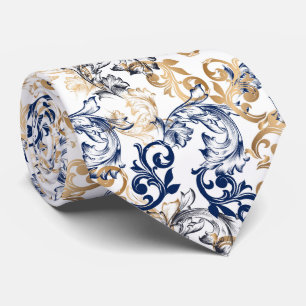 Baroque-Style Retro Classic Pattern Tie