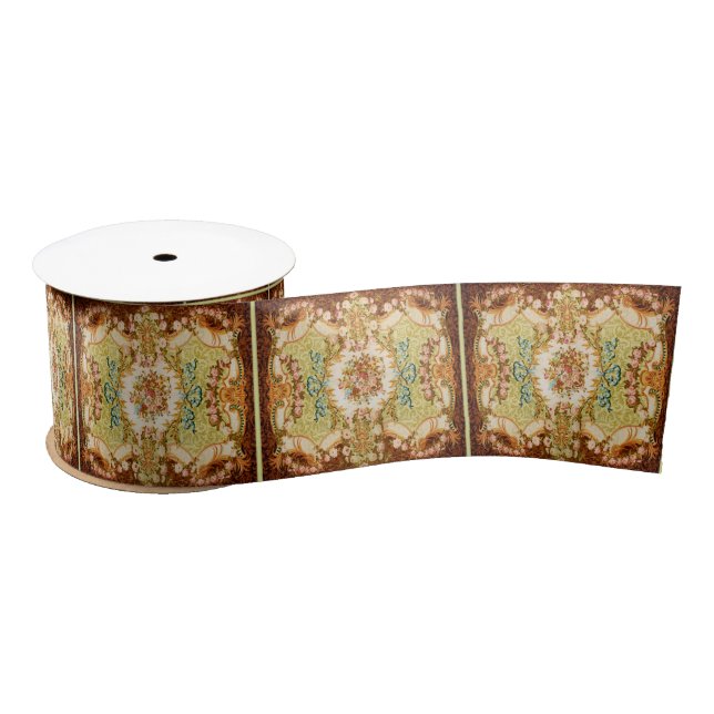 Baroque tapestry satin ribbon (Spool)