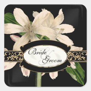 Baroque Vintage Lily Gold Formal Favour Gift Tags