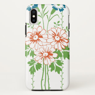 Baroque Wallpaper Flower bouquet... iPhone X Case