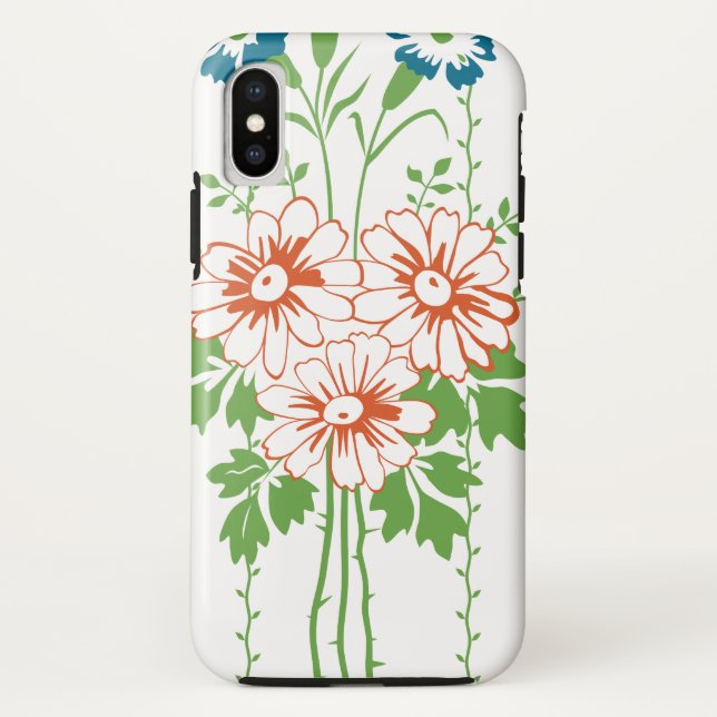 Baroque Wallpaper Flower bouquet... Case-Mate iPhone Case (Back)