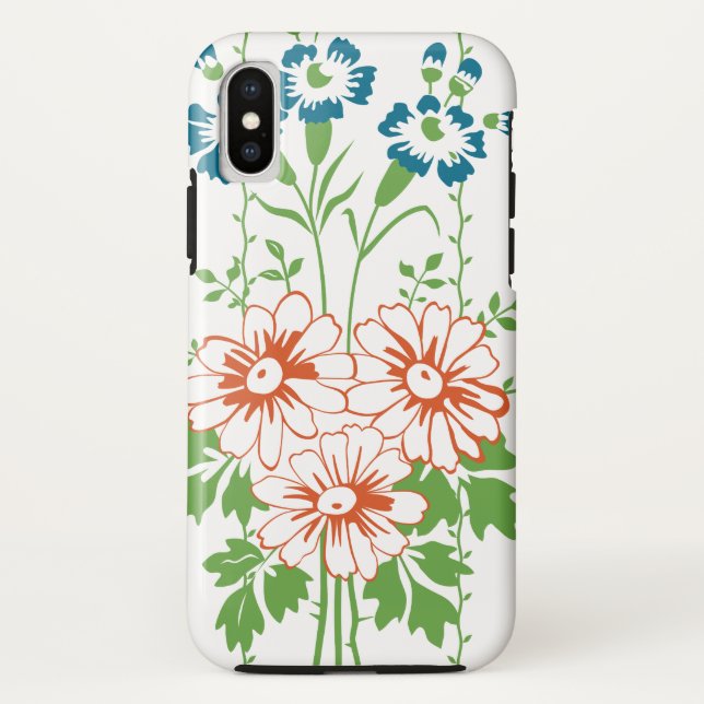 Baroque Wallpaper Flower bouquet... Case-Mate iPhone Case (Back)