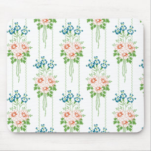 Baroque Wallpaper Flower bouquet... Mouse Mat