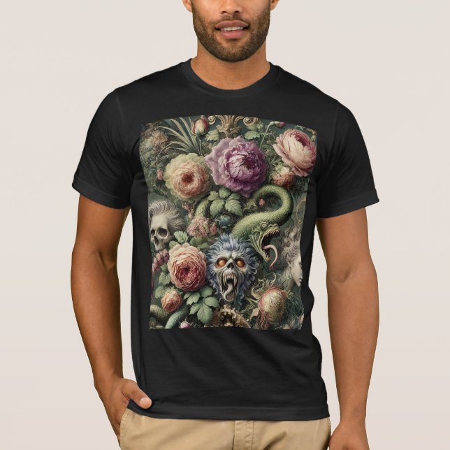 Baroquing Boundaries – Gothic Victorian T-Shirt (Front)