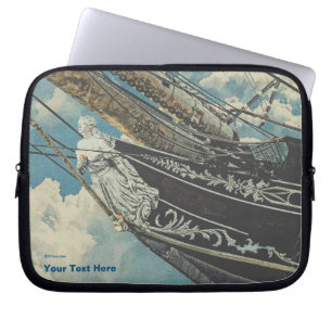 Barque Elissa Figurhead Laptop Sleeve