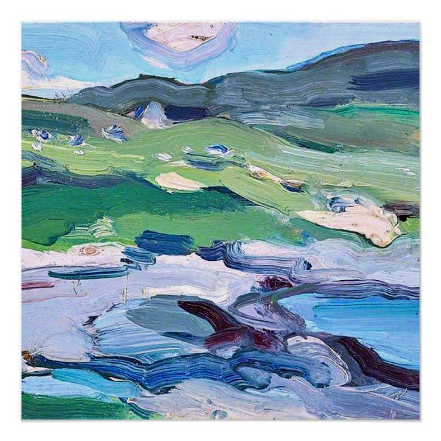 Barra, Scotland painting by Samuel Peploe, Poster (Front)