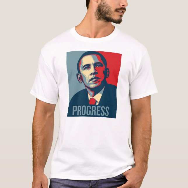 Barrack Obama PROGRESS T-Shirt (Front)
