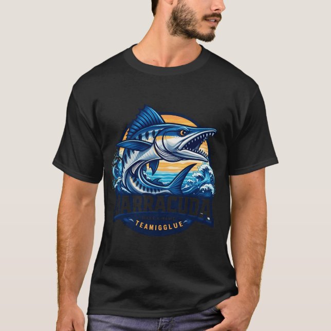 Barracuda â€“ Ocean Power Emblem T-Shirt (Front)