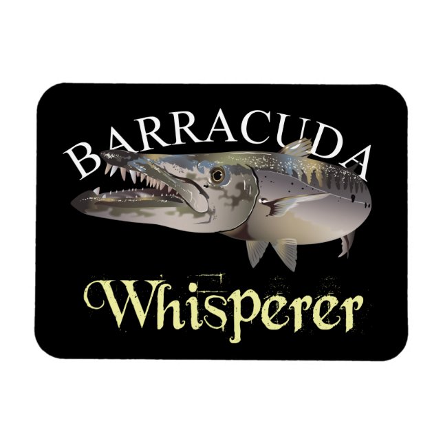 Barracuda Whisperer Dark Coloured Magnet (Horizontal)