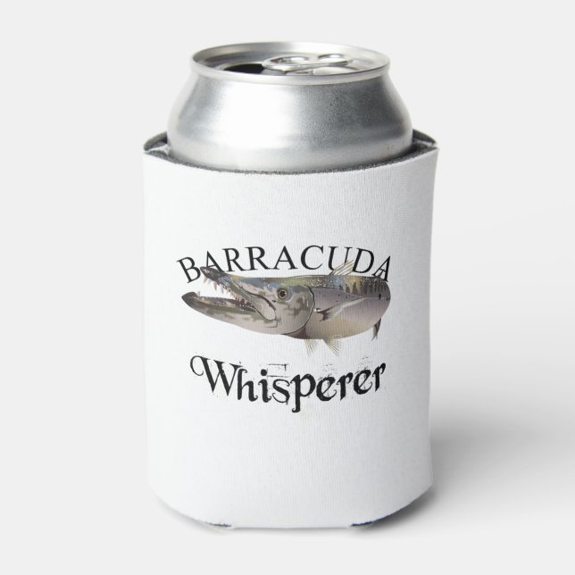 Barracuda Whisperer Light Coloured Can Cooler (Can Front)