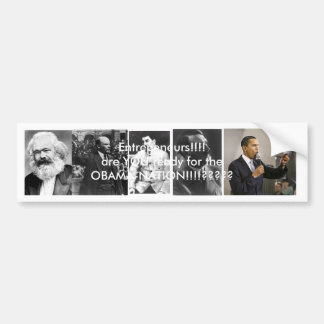 BARRAK THE SOCIALIST BUMPER STICKER