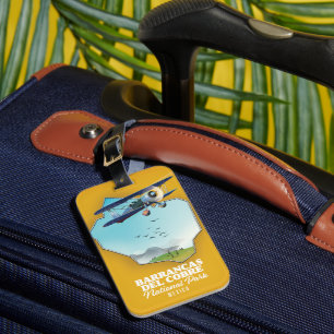 Barrancas del cobre national park mexico. luggage tag