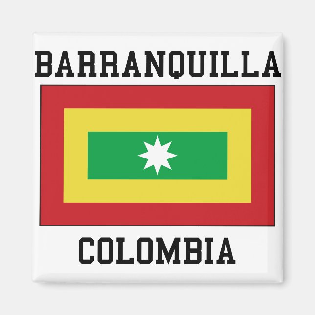 Barranquilla, Colombia Magnet (Front)