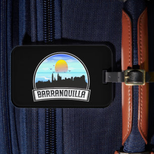 Barranquilla Colombia Skyline Panorama View Luggage Tag