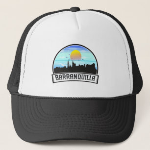 Barranquilla Colombia Skyline Panorama View Trucker Hat