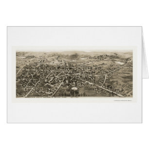 Barre, MA Panoramic Map - 1870s