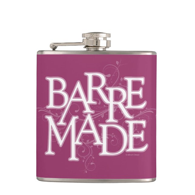 Barre Made (Dancer) Hip Flask (Front)