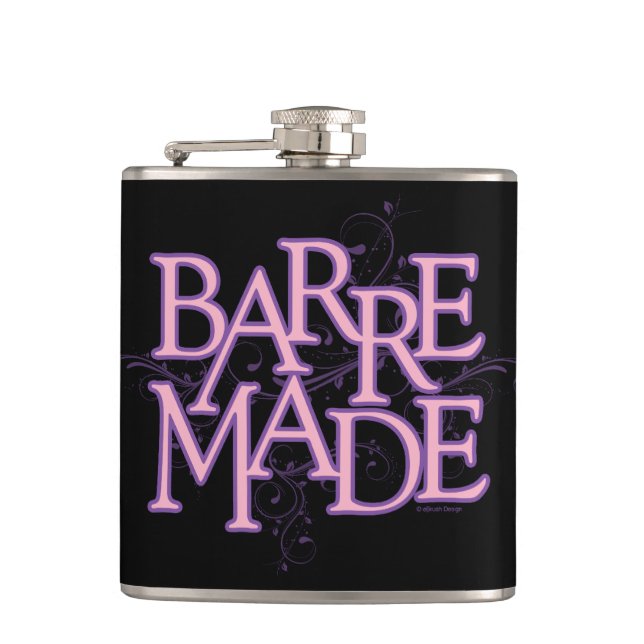 Barre Made (Dancer) Hip Flask (Front)