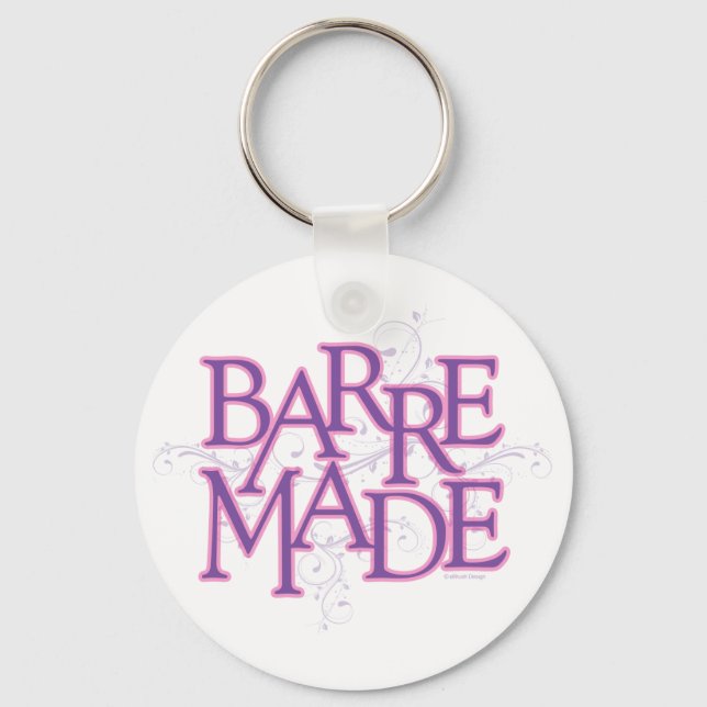 Barre Made (Dancer) Keychain (Front)