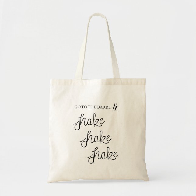 Barre - Shake Shake Shake - Tote Bag (Front)
