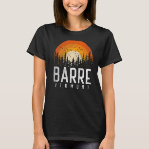 Barre Vermont V Vintage 70s 80s 90s Retro City T-Shirt