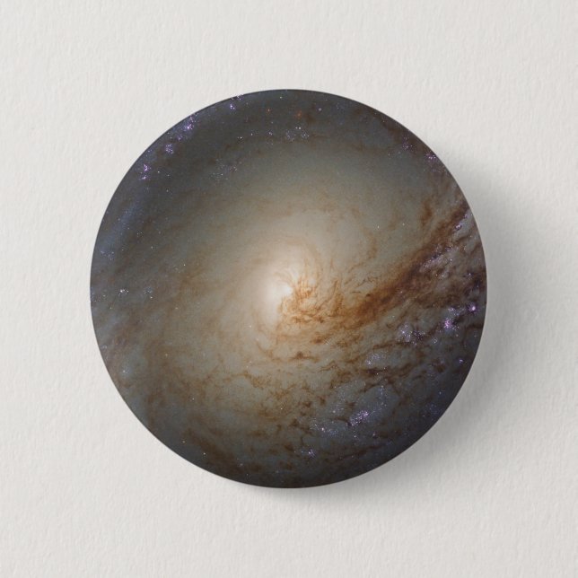 Barred Lenticular Galaxy Ngc 3368 6 Cm Round Badge (Front)
