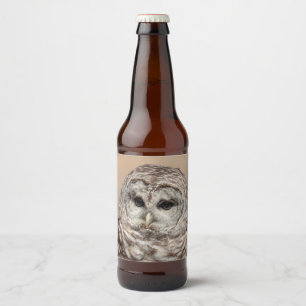 Barred Owl Beer Bottle Label