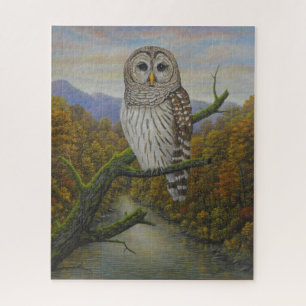 Barred Owl Jigsaw Puzzle