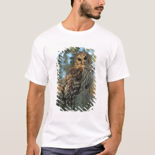 Barred Owl roosting in some Spanish Moss T-Shirt