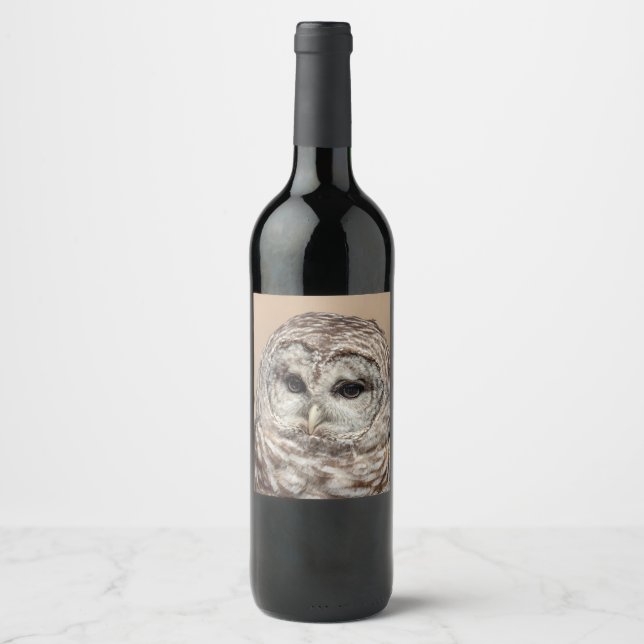 Barred Owl Wine Label (Front)