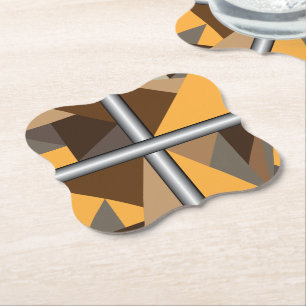 Barred Paper Coasters