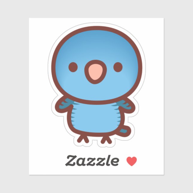 Barred parakeet / Cobalt (Sheet)
