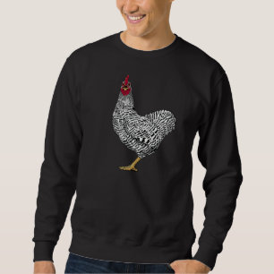 Barred Rock Chicken Sweatshirt