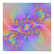 Barred Spiral (12" x 12") Art Print Poster
