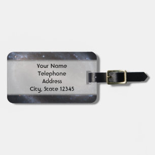 Barred Spiral Galaxy Luggage Tag