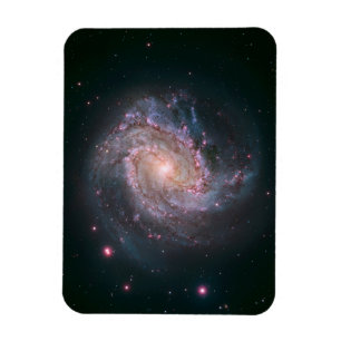 Barred Spiral Galaxy Messier 83. 2 Magnet