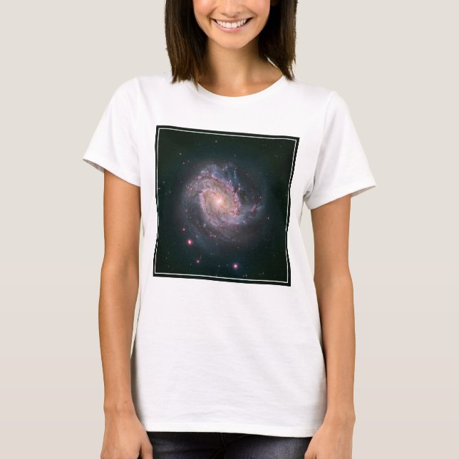 Barred Spiral Galaxy Messier 83. 2 T-Shirt (Front)