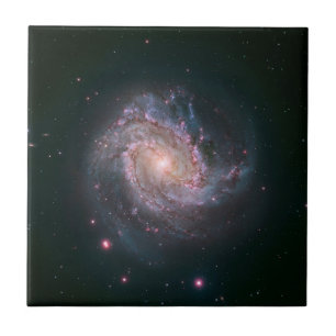 Barred Spiral Galaxy Messier 83. 2 Tile