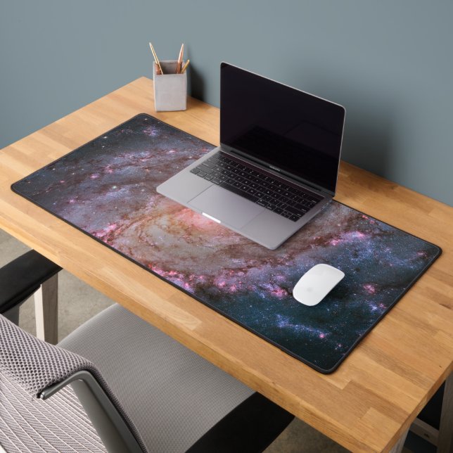 Barred Spiral Galaxy Messier 83. Desk Mat (Office 2)