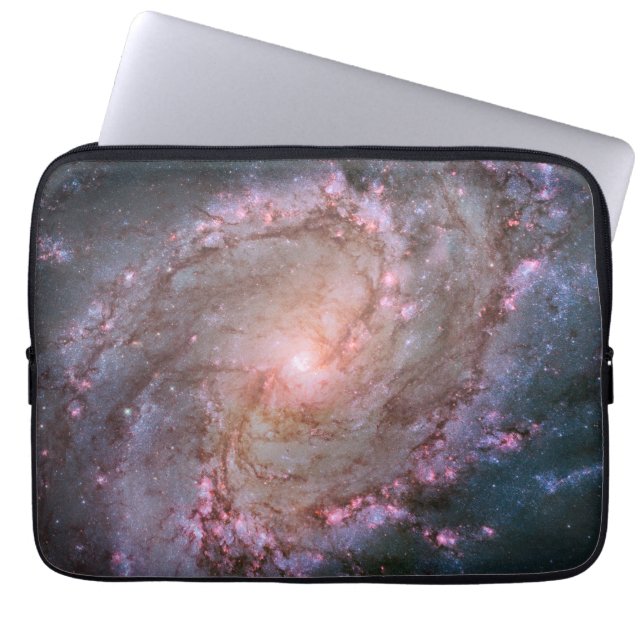 Barred Spiral Galaxy Messier 83. Laptop Sleeve (Front)